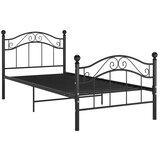  Okvir za krevet crni metalni 90 x 200 cm | shoptok.hr