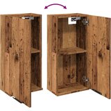 vidaXL Stenska kopalniška omarica starinski les 32x20x67 cm | Shoptok.si