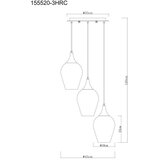 Globo VISEČA SVETILKA LAVUS 45/120 cm E27 | Shoptok.si