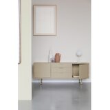 White Label Bež komoda 140x55x40 cm Kos – | Shoptok.si