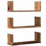 Maison Chic 3 kosi Stenske Police - Viseče police starinski les 58x18x18 cm inženirski les, (21794026) | Shoptok.si