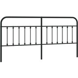  Metalno uzglavlje crno 193 cm | shoptok.hr
