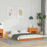  Krevetna konstrukcija Vosak smeđa 140 x 190 cm | shoptok.hr