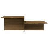  Stolić za kavu smeđi hrast 111,5 x 50 x 33 cm konstruirano drvo | shoptok.hr