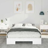 vidaXL Posteljni okvir Bela 120 x 200 cm Trdna borovina, (5000123843) | Shoptok.si