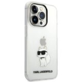 Karl Lagerfeld KLHCP14LHNCHTCT za iphone 14 pro prozorna silikonska zaščita - iml nft choupette | Shoptok.si