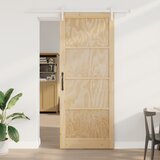 vidaXL klizna vrata s kompletnim hardverom 93x232 cm čvrsti bor, unutarnja vrata "ORKDAL" 93x232x4 cm čvrsti bor Cijene