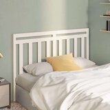  Uzglavlje za krevet bijelo 166 x 4 x 100 cm od masivne borovine | shoptok.hr