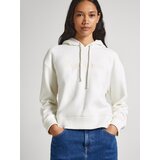 PepeJeans Sweater majica 'Nanette' bež / bijela | shoptok.hr