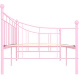  Okvir za dnevni ležaj ružičasti metalni 90 x 200 cm | shoptok.hr