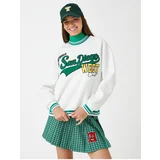 Koton Sweatshirt - Ecru - Regular fit