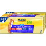 MultiFit Cat Duo riba in classic mix v želeju 48x100 g Cene