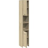  kopalniška omarica sonoma hrast 30x30x183,5 cm inženirski les, (21416187) | Shoptok.si