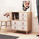  Komoda WITLOF 87x70 cm braon/siva | Eponuda.com