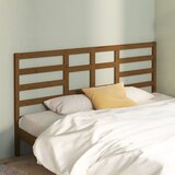  Uzglavlje za krevet boja meda 206 x 4 x 104 cm masivna borovina | shoptok.hr