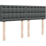  Okvir kreveta s oprugama i madrac svjetlosivi 160x200cm tkanina | shoptok.hr