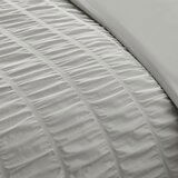 Catherine Lansfield Siva posteljnina za zakonsko posteljo iz krepa 200x200 cm Seersucker Frill – | Shoptok.si