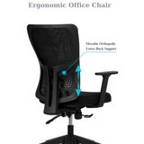 Hanah home Kancelarijska stolica Lumbar 108 Black | ePonuda.com