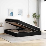  Krevet s madracem i skladištem Crna 180 x 200 cm Poliester | shoptok.hr