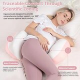 CHILLING HOME nosečniška blazina za bočno spanje roza | Shoptok.si