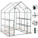 vidaXL Staklenik s 8 polica 143 x 143 x 195 cm Cijene