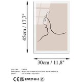 WALLXPERT dekorativna slika od kaljenog stakla uv 1032 30 x 45 | ePonuda.com