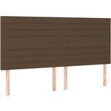 Box spring postelja z vzmetnico temno rjav 200x200 cm blago, (20999406) | Shoptok.si
