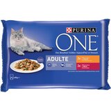 Purina ONE Junior 4 x 85 g - Adult piščanec & govedina | shoptok.hr