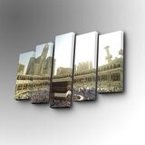 Wallity 5PUC-103 multicolor decorative canvas painting (5 pieces) Cene