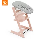 Stokke otroški stolček tripp trapp® serene pink + vstavek za novorojenčka tripp trapp® grey