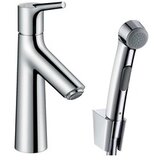 Hansgrohe Talis S Chrome baterija (slavina) za umivaonik sa higijenskim tuš setom i odlivnim ventilom sifona push-open 72290000 | ePonuda.com