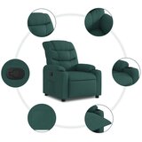  Naslonjač od tkanine tamnozeleni | shoptok.hr