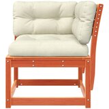  Kutna vrtna sofa s jastucima voštano smeđa 73x73x78 cm borovina | shoptok.hr