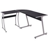 Maison Chic Kotna miza - pisarniška miza - Računalniška miza L-oblike črna, (21785209) | Shoptok.si