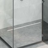  360° Odvod za tuširanje s tankim modelom Srebrno 90 cm | shoptok.hr