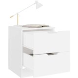  Nočna omarica 2 kosa bela 40x40x50 cm iverna plošča, (20623936) | Shoptok.si
