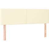  Posteljno vzglavje krem 144x5x78/88 cm umetno usnje, (20739339) | Shoptok.si