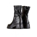 primohurt Black fitted women's worker ankle boots made of ecological leather | ePonuda.com
