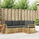  Setovi sofa 4 pcs Bijela i antracit 190 x 130,5 x 73 cm | Eponuda.ba