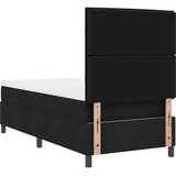  s opruga kutije s madracem Crna 90 x 200 cm tkanina | shoptok.hr
