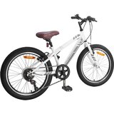  Planinski Bicikl 20 Inča 6-Speed za 5-8 godina Bijelo | shoptok.hr
