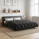Puni Polna celoletna prevleka Svetlo siva 200 x 240 cm Mikrovlakna, (5000284377) | Shoptok.si