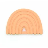O.B Designs Rainbow Teether grickalica za bebe Peach 3m+ 1 kom