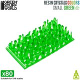 Green Stuff World Green Resin Crystals Small | Zelene smolaste kristale male 6–10mm (80 kom) | Eponuda.com