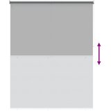  Roleta zaštita od UV zračenja Svjetlosiva 180 x 140 cm | shoptok.hr