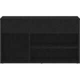 vidaXL klupa za cipele crni hrast drvo 60 x 30 x 45 cm pohrana | shoptok.hr