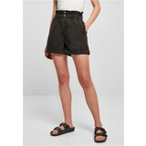 UC Ladies Women's Paperbag Shorts - Black Cene
