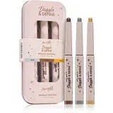 Barry M Dazzle & Define kovinski svinčnik za oči 3 x 1,4 g (ugodno pakiranje)