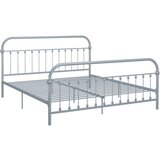  Za krevet sivi metalni 180 x 200 cm | shoptok.hr