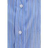 SANIKA Bluza mornarska / nebeško modra / bela | Shoptok.si